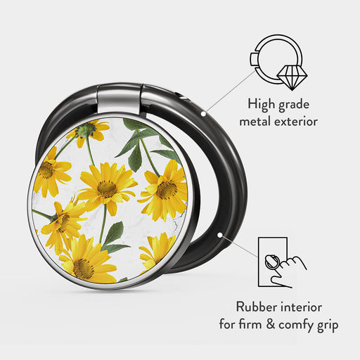 Summer Scent - Yellow Flower Adhesive Ring Holder 2