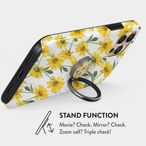 Summer Scent - Yellow Flower Adhesive Ring Holder 4