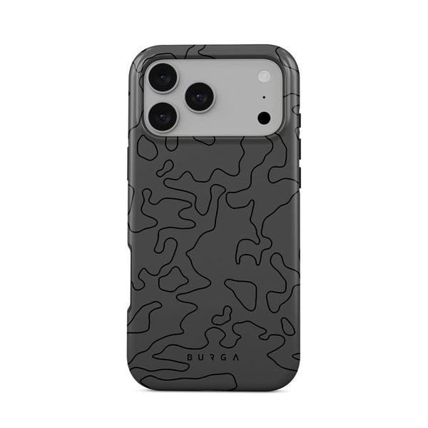 ブルガ BURGA iPhone17proケース ブラック ハート Black Rock - iPhone 17 Pro Max Case | BURGA