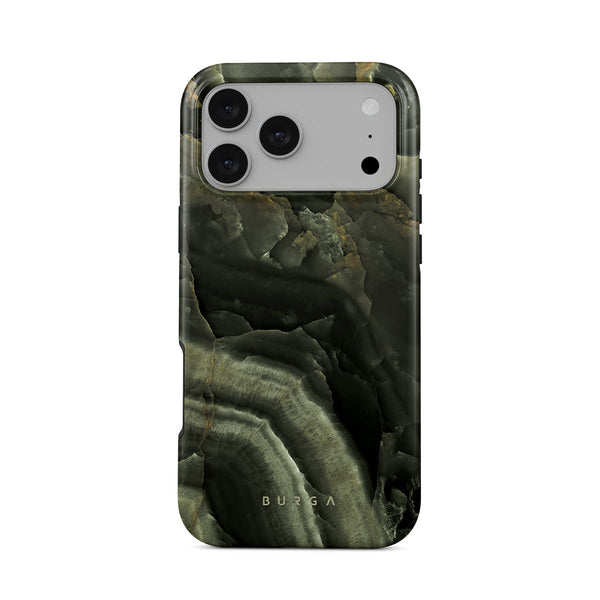Misty Forest - Green Marble iPhone 17 Pro Max Case | BURGA