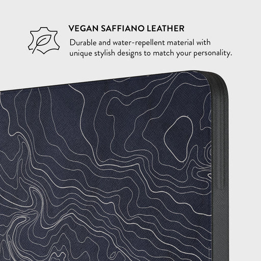 Drifting Shores - Line Art Laptop Sleeve 6
