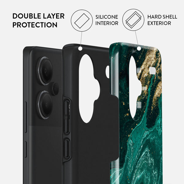 Emerald Pool - Elegant Xiaomi Redmi Note 13 Pro+ 5G Case | BURGA