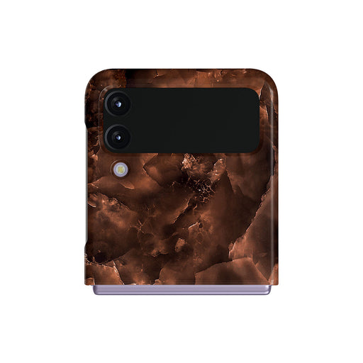 Toasted Chestnut - Brown Samsung Galaxy Z Flip 4 Case 1