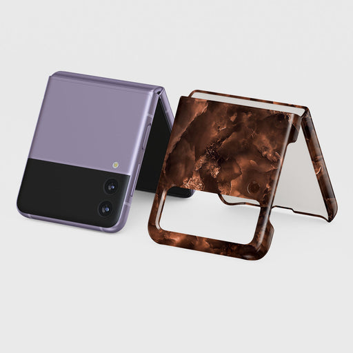 Toasted Chestnut - Brown Samsung Galaxy Z Flip 4 Case 5