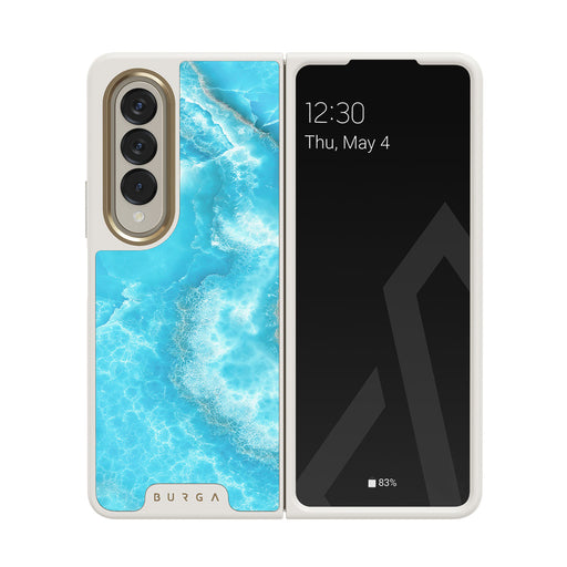 Ocean Waves - Blue Samsung Galaxy Z Fold 4 Case 29