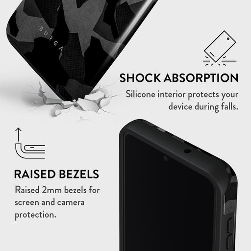 Night Black Camouflage - Samsung Galaxy S23 Plus Case 8