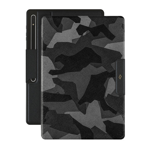 Night Black Camouflage - Samsung Galaxy Tab S9 Ultra Case 1