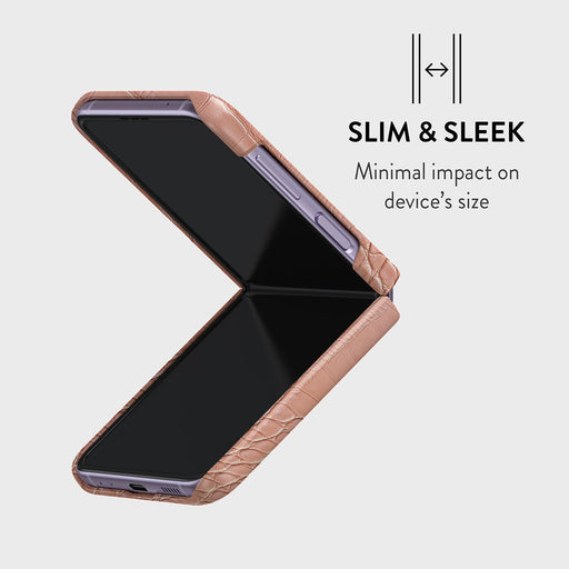 Pink Croco - Samsung Galaxy Z Flip 4 Case 4