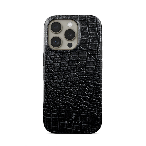 Black Kingsnake iPhone 16 Pro Max ケース Reaper's Touch - Snakeskin iPhone 16 Pro Max Case | BURGA