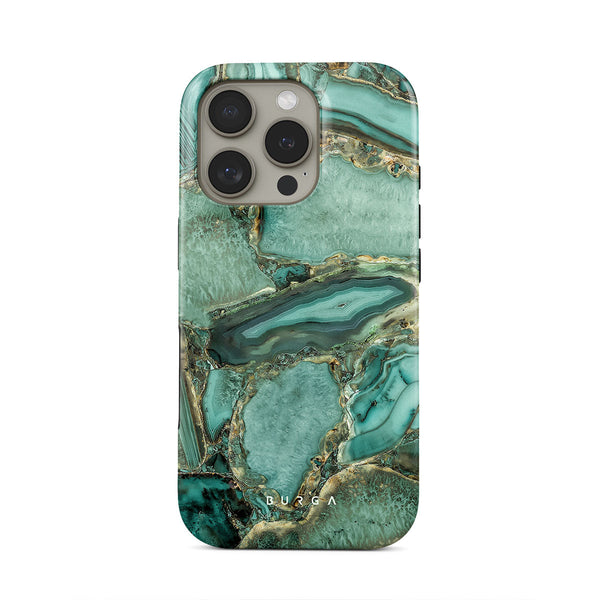 Ubud Jungle - Turquoise iPhone 16 Pro Case | BURGA