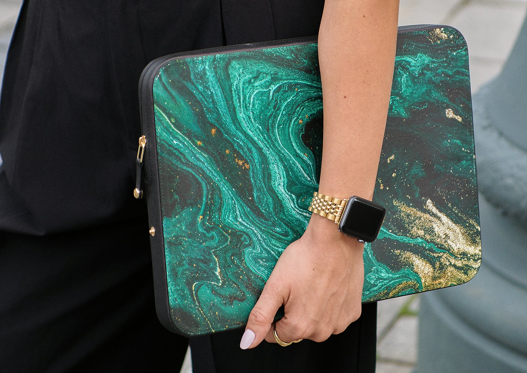 Vegan saffiano leather