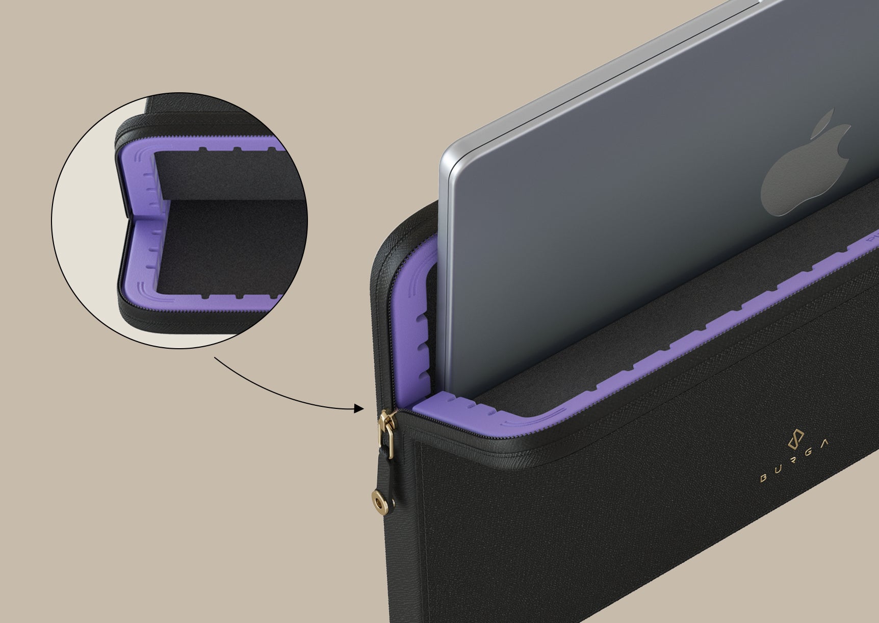 Hassle-free in-and-out with a convenient cutout