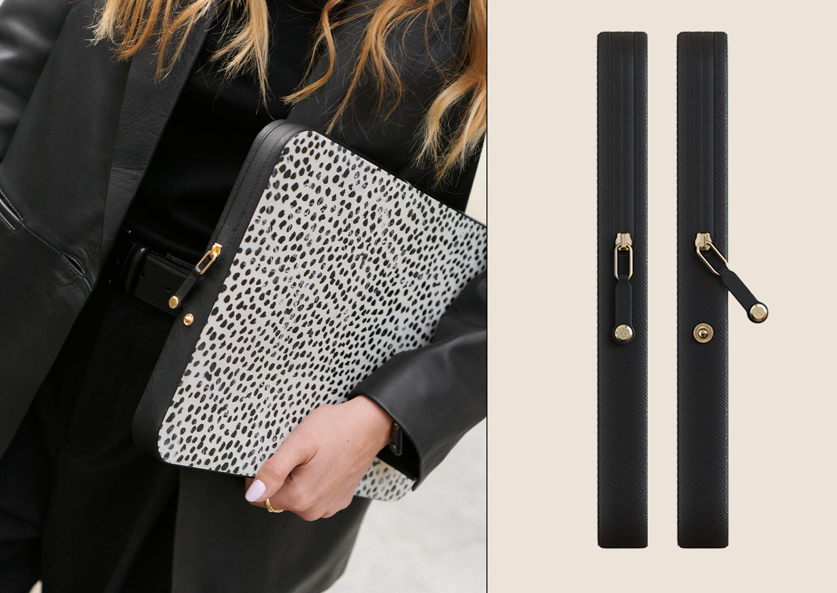Best-in-class zipper with a secure snap button