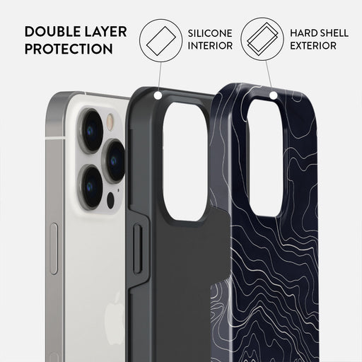 Drifting Shores - Line Art iPhone 14 Pro Max Case 6