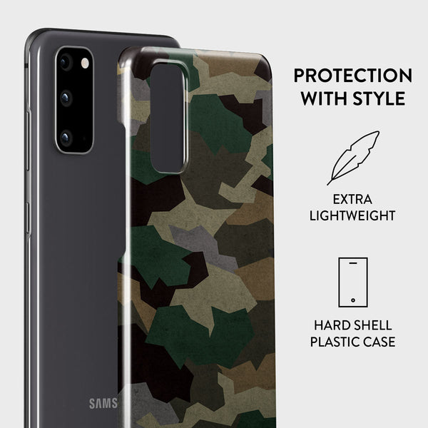 Tropical Green Camo Samsung Galaxy S20 4G 5G Case BURGA
