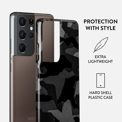 Night Black Camouflage - Samsung Galaxy S21 Ultra Case 2