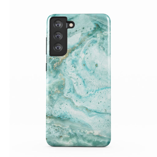 Uluwatu Waves - Teal Samsung Galaxy S21 FE Case 1