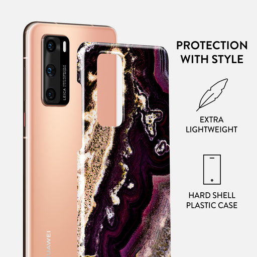 Purple Skies - Marble Huawei P40 Case 2