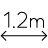 Convenient 1.2m Length