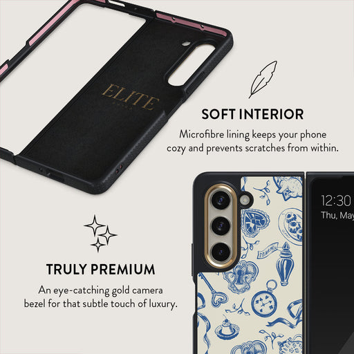 Tea Party - Samsung Galaxy Z Fold 5 Case 6