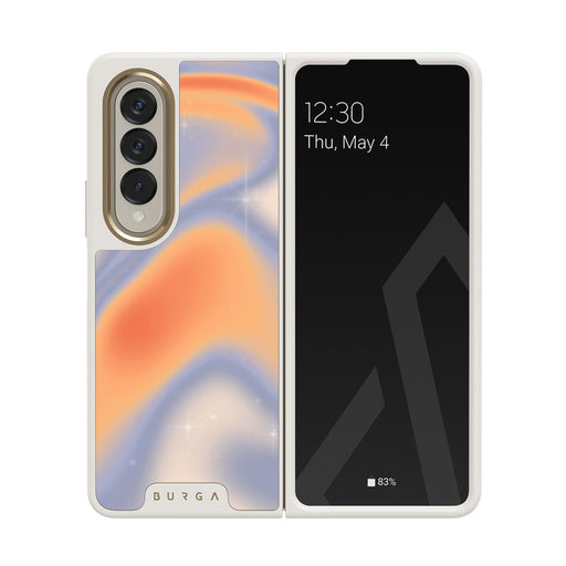 Tuscan Sun - Yellow Plaid Samsung Galaxy Z Fold 4 Case 32