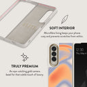 Tuscan Sun - Yellow Plaid Samsung Galaxy Z Fold 4 Case 37
