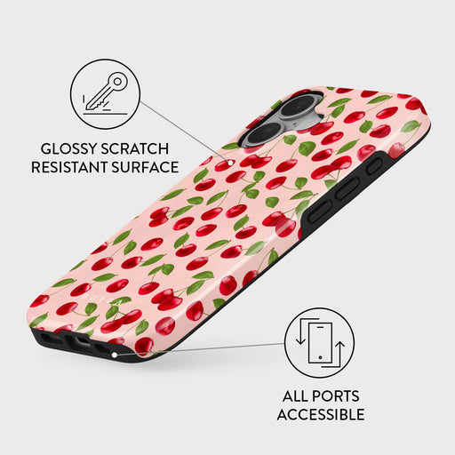Afternoon Treat - Cherry iPhone 16 Plus Case 3