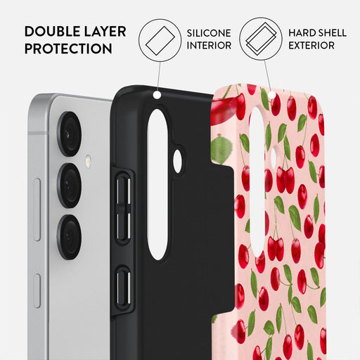 Afternoon Treat - Cherry Samsung Galaxy S25 Plus Case 2