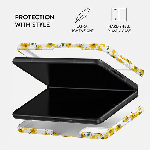 Summer Scent - Yellow Flower Samsung Galaxy Z Fold 4 Case 2