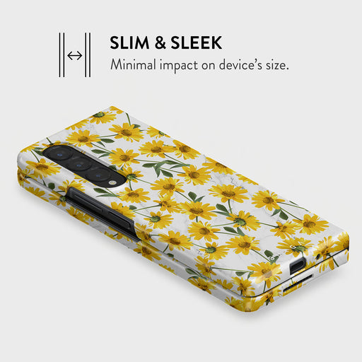 Summer Scent - Yellow Flower Samsung Galaxy Z Fold 4 Case 4