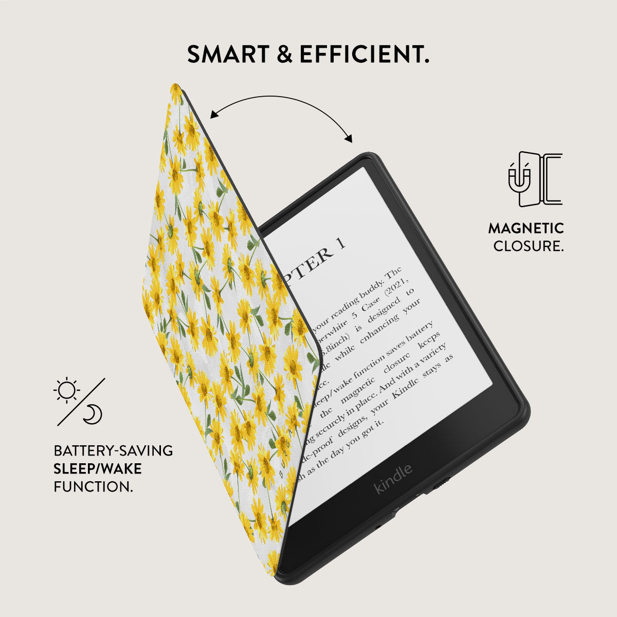 Summer Scent - Yellow Flower Kindle Paperwhite (11th Gen) Case | BURGA