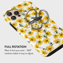 Summer Scent - Yellow Flower Adhesive Ring Holder 3