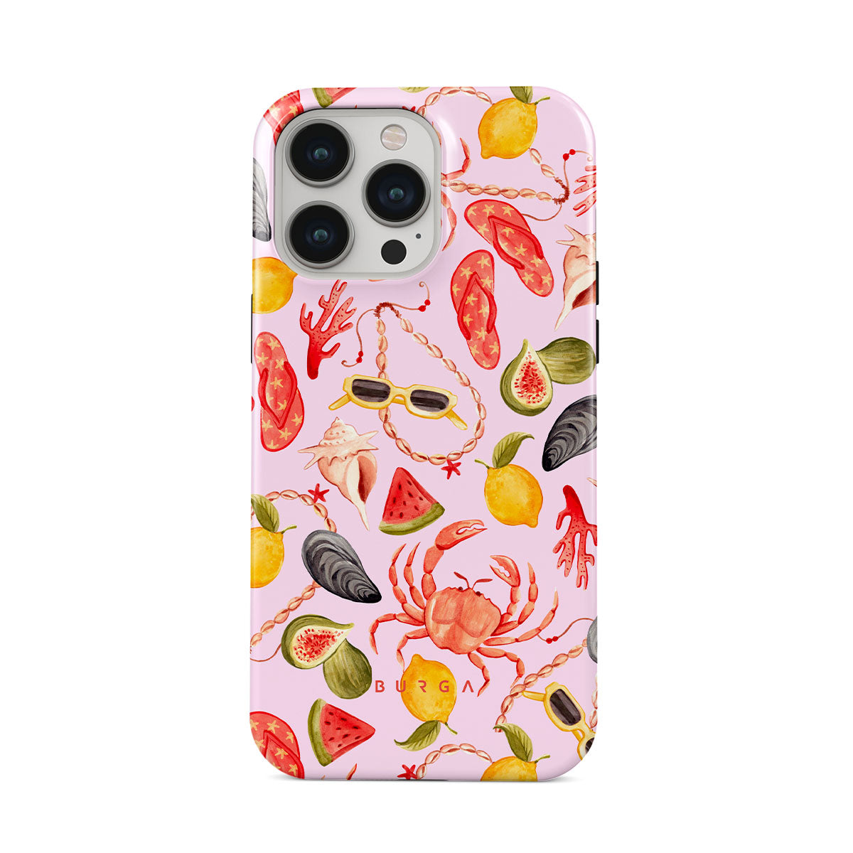 burga 新品 ♡iPhone 14 Pro 蛇柄ケースピンク　保存袋 iPhone 14 Pro Cases | Stylish & Protective - BURGA