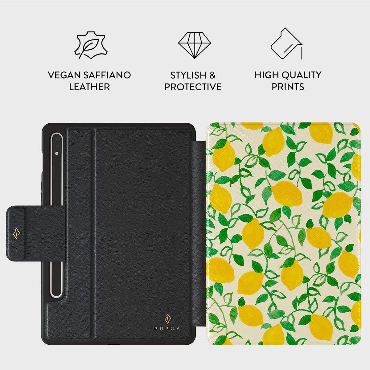 Capri Samsung Galaxy Tab S9+ FE Case BURGA