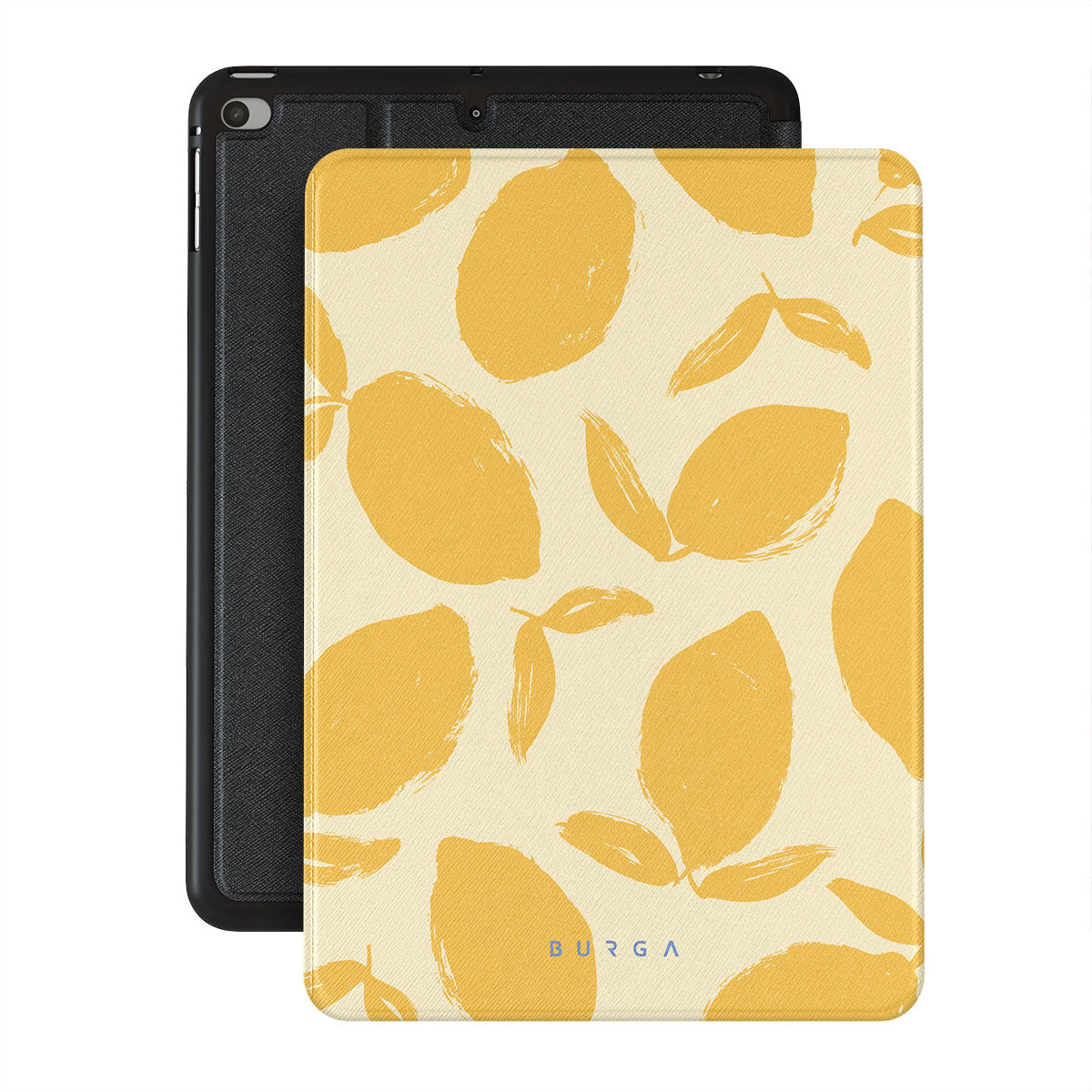 BURGA iPadケース iPad Air ブラック Noir Origin - Black Marble iPad Air 13 (7th/6th Gen) Case