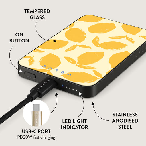 Lemon Tart - Magnetic Power Bank 5