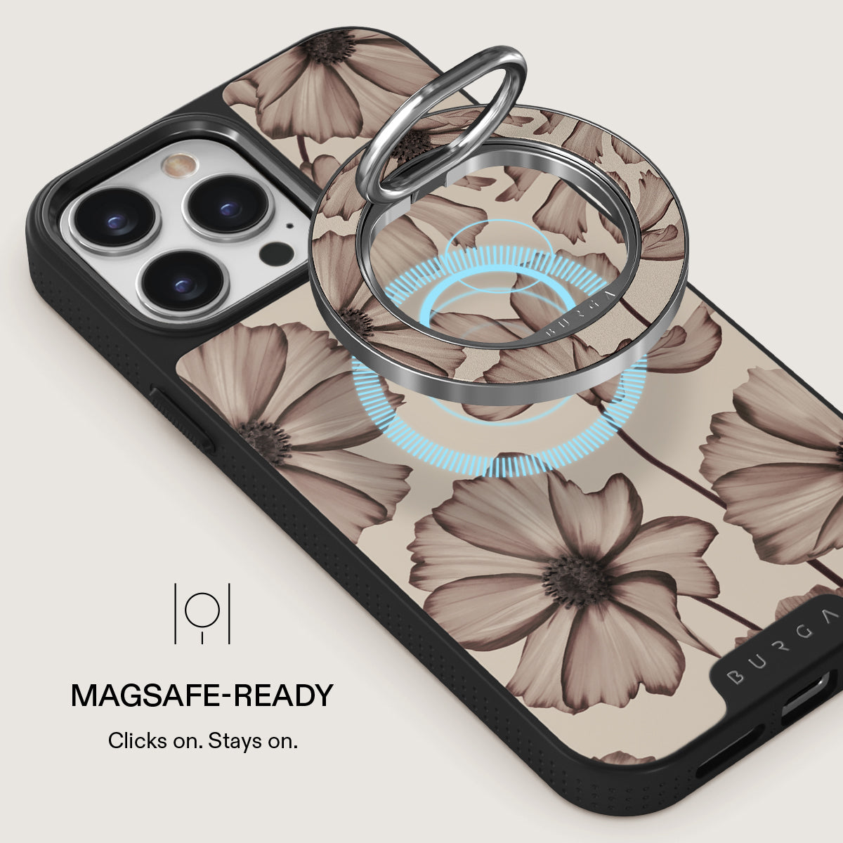 BURGA core iPhone16proケース＋マグネティックリングホルダー Magnetic - iPhone 16 Pro Case | BURGA