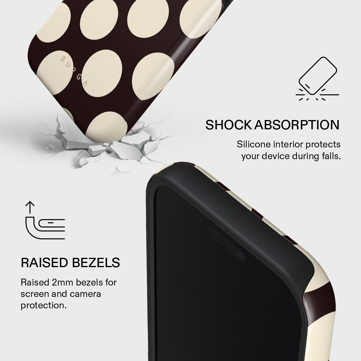 BURGA iPhone 17 Pro ケース (Spot On) Spot On - iPhone 17 Pro Case | BURGA