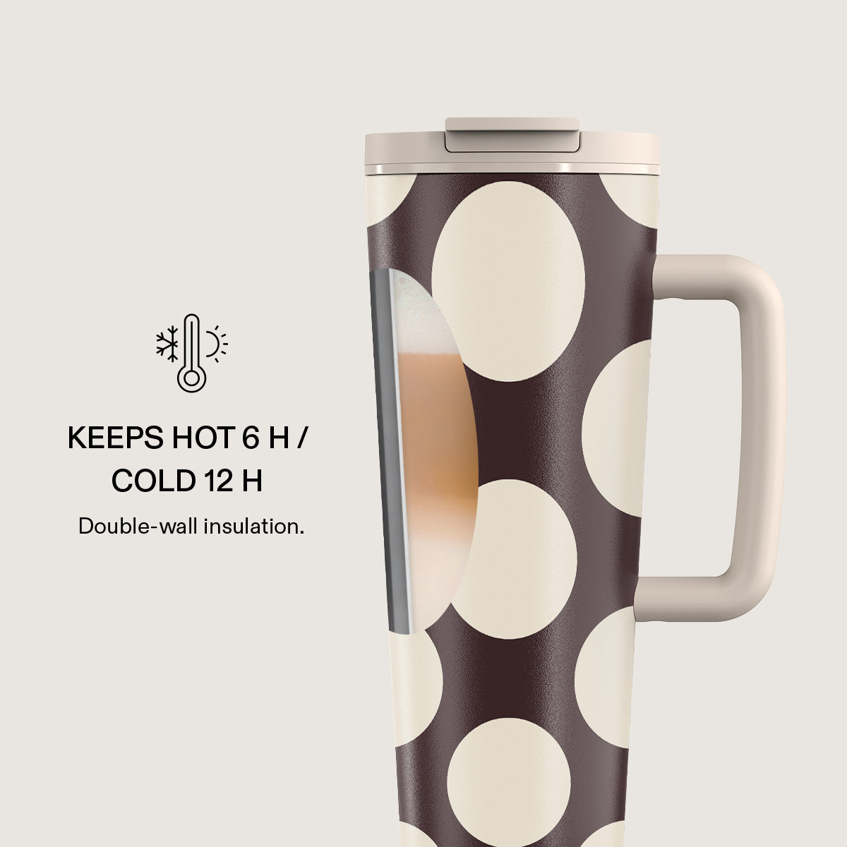 Spot On - Stainless Steel Travel Mug