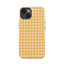 Tuscan Sun - Yellow Plaid iPhone 15 Plus Case 5
