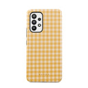 Tuscan Sun - Yellow Plaid Samsung Galaxy A23 4G / 5G Case 1