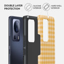 Tuscan Sun - Yellow Plaid Xiaomi 13 Lite Case 2