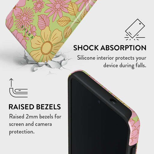 Amalfi Coast - Colorful Floral Samsung Galaxy S25 Case 4