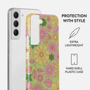 Amalfi Coast - Colorful Floral Samsung Galaxy S22 Plus Case 2