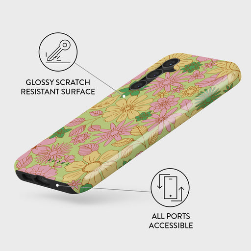 Amalfi Coast - Colorful Floral Samsung Galaxy S23 FE Case 3