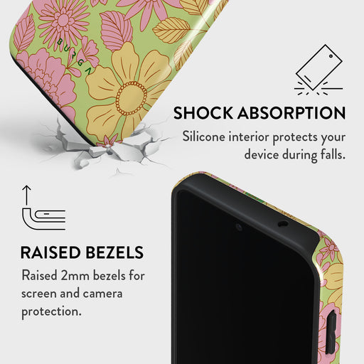 Amalfi Coast - Colorful Floral Samsung Galaxy S23 FE Case 4