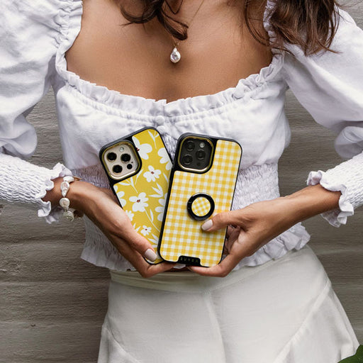Tuscan Sun - Yellow Plaid Samsung Galaxy Z Fold 6 Case 18