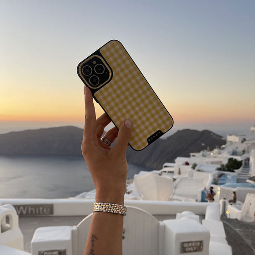 Tuscan Sun - Yellow Plaid Samsung Galaxy Z Fold 6 Case 21
