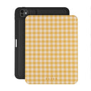 Tuscan Sun - Yellow Plaid iPad Pro 11 (7th Gen) Case