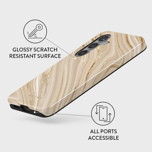 Full Glam - Beige Samsung Galaxy S24 Plus Case 7